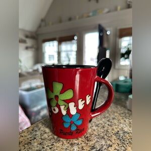 Puerto Rico Coffee Mug with Spoon